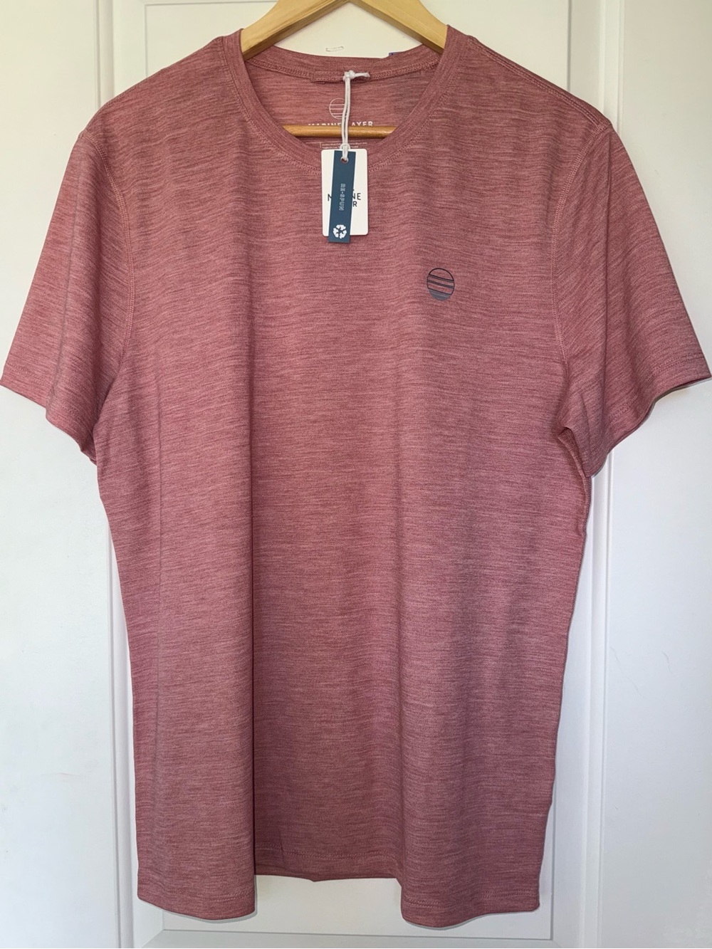 Marine Layer Respun "Air Crew" Tee in "Withered Rose" - NWT